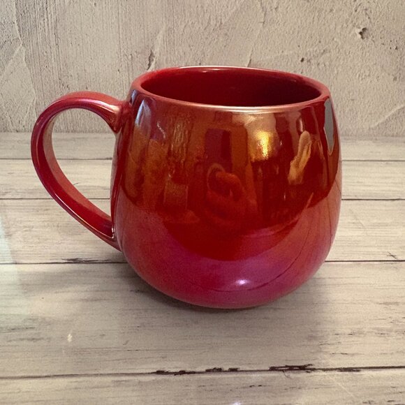 Tim Hortons Red Iridescent Mugs Maple Leaf  2020 x 2 (SKU: 190MI) - Picture 3 of 10